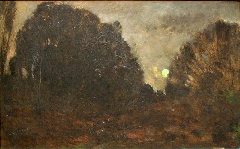 Rising Moon in Barbizon